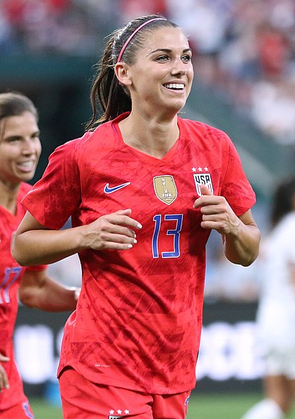   https://commons.wikimedia.org/wiki/File:Alex_Morgan_May19.jpg 
